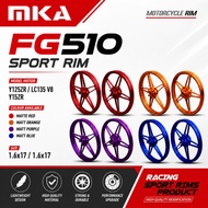 SPORT RIM CNC MKA FG510 Y15ZR Y125ZR LC135V8 SPORT RIM RODA MOTORCYCLE WITH BEARING BUSH
