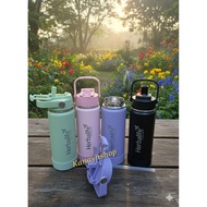 TERMOS Thermos tumbler two ways to drink 20 0z 600 ML and 24 oz 800 ml Thermos frio logo herb*ife