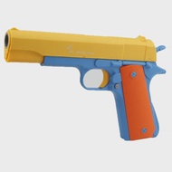 M1911 Soft Bullet Toy Gun Manual Pistol Gun Dart Blaster Shooting Toy Fake Gun For Kids Boys Birthda