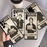 Men's team BTS Boy Samsung A22  A30S A32 A22S A50 A50S 4G 5G Silicone shockproof TPU Straight Side Liquid Phone Case