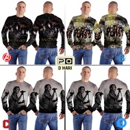 Crewneck Black Veil Brides Band Sweater Fullprint Polyester Jersey Material | BVB-872499509