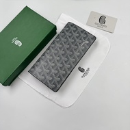 กระเป๋าสตางค์ Goyard สีเขียว สีดำ สีเทา สีน้ำเงิน พร้อมกล่องสีเขียว