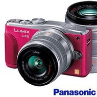 新台北NOVA實體門市 Panasonic DMC-GF6 雙鏡 (GF6W)雙鏡組  限量紅色 含14-42 II + 45-150 鏡頭、勝TR15 TR150自拍神器 公司貨