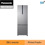 [FREE SHIPPING]PANASONIC NR-BC360XS FRIDGE ECONAVI 2 DOOR 358L NR-BC360XSMY