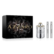 Azzaro Wanted Eau de Parfum – Intense Mens Cologne Gift Set – 3-Piece Holiday Set Includes Full Size
