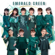 💚 EMERALD GREEN (40 DESIGN) Baju Kurung Budak Baju Raya Tema Emerald Green Tema Hijau