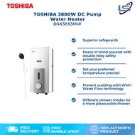 TOSHIBA DC Pump Water Heater DSK38S3MW | 5 Shower Modes | Whirl Water Flow Technology | Smart Contro
