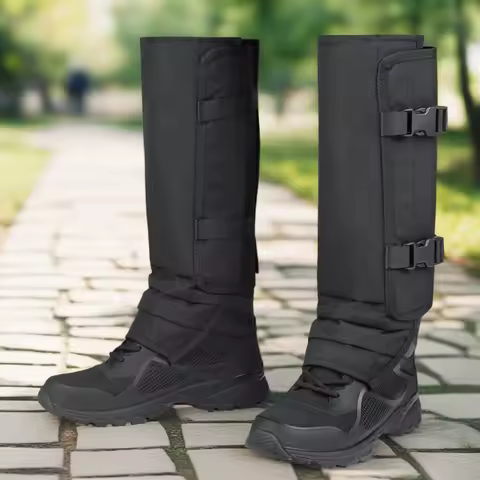 Snake Gaiters Leg Guards Waterproof Snake-Chaps Breathable Anti-Snake Gaiters Snake Bite Protection 