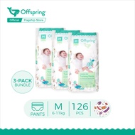 Offspring Premium Fashion Diaper Pants 3-pack Bundle (Design: Crafty)