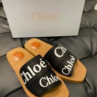 💎Han's house精品服飾💎Chloe LOGO 織帶 拖鞋 涼鞋 現貨 35
