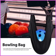 Bowling Ball Sling Soft Microfiber Bowling Ball Carrier Cleaner Bag Portable Bowling Storage Bag Acc