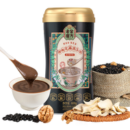 老金磨方 核桃芝麻黑豆粉芝麻糊核桃黑豆桑葚粉即食饱腹食品黑米营养早餐 小蛮腰黑豆粉600g