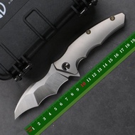 Diskon Maxace Dragon Flipper Folding Knife M390 Bat Blade Tc4 T
