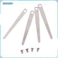 [mojotorw7] 4pcs Aluminum Saxophone Flat Springs with 4Pcs Saxophone Flat Springs Screw