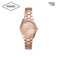 Fossil Scarlette Rose Gold Stainless Steel Watch ES4318