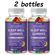 [60pcs] SLEEP DEEP Gummies Food Supplements VitaminB Magnesium Sodium Delicious กัมมี่ช่วยให้นอนหลับ