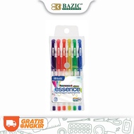 Bazic Essence Color Gel Pen Fluorescent 6 Colors - Color Pen