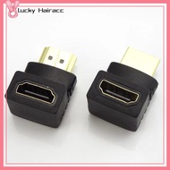 LUCKY HAIRACC Overgild ตัวขยายสัญญาณที่รองรับ HDMI 1080P พีวีซีพีวีซี ตัวแปลงสัญญาณ ที่มีคุณภาพสูง มุมด้านขวา สายเคเบิลต่อขยาย HD สำหรับ จอภาพกล่องทีวีพีซี สากลสากลสากล