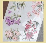 OKMT新七天貼紙手帳膠帶 春滿枝頭-PET模切-8.5cm*3m-35cm循環