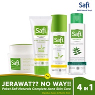 Paket Safi Naturals Complete Acne Skin Care 4 in 1 - Paket Perawatan Kulit Berjerawat Safi