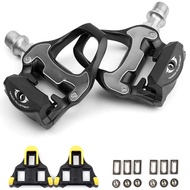 Racework Bicycle Pedals Mountain Bike Pedal Road Bike Pedals Cleats Pedals Set Road Bike SPD-SL Lock Pedal Clits Pedal For Mtb Road Bike Parts