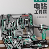 Toolbox Woodworking Daily Electrician Full Set Household Hardware Tools Large Multifunctional Repair