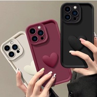 Love Heart Silicone Camera Lens Protective Case For Honor X8B Case Honor X8b Phone Cover