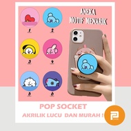 Popsocket Character [PS02] Acrylic Mobile Phone Holder Stand Mobile Phone Grip Phone Accessories Pop
