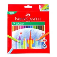 Faber-Castell ดินสอสีไม้ 24 สี ด้ามสามเหลี่ยม รุ่น 115855