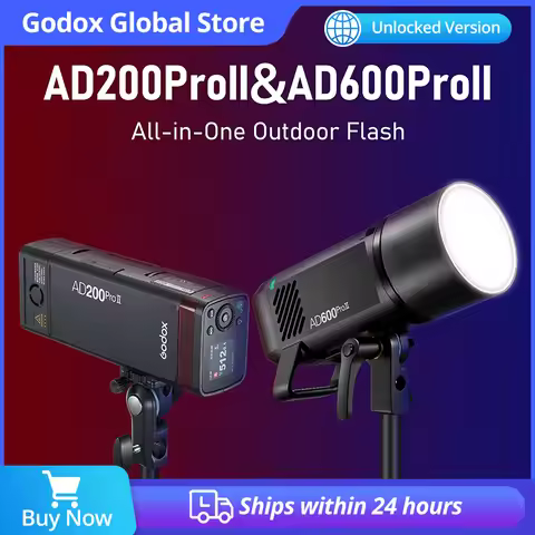 Godox AD200PRO II AD600PRO II All-in-One Outdoor Flash TTL Built-in Li-on Battery 2.4G Wireless X Sy