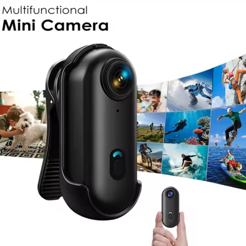 4K 1080P HD Thumb Action Camera Pocket POV Cam Portable Body Recording Wearable Camera WiFi Mini Cam