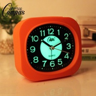 alarm clock Compass Luminous Small Alarm Clock Mute Simple Table Clock Electronic Clock Cartoon Alar