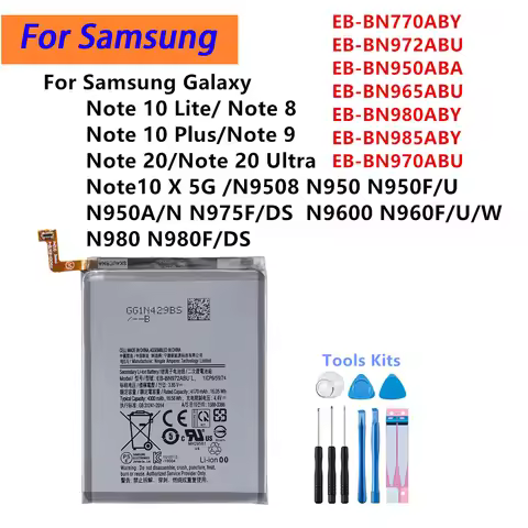 New Battery EB-BN770ABY EB-BN972ABU For Samsung Galaxy Note 10 Lite puls 8 9 20 Ultra 10X 5G N975F N