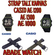 Casio AE1000 AE1200 W-218 W219 AE 1000 AE 1200 W-219 Canvas Strap CanvasNilon