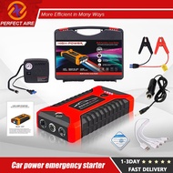 99800Mah Car Power BankJump Starter Car Emergency jumper powerbank with pump jumper kereta Portable USB Charger 12V Car Jumper  Emergency Start Power