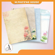 50 Giấy Thư viết tay Phong Cách Vintage - cổ trang
