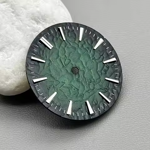 Watch Dial 28.5mm Watch Dial Fits NH35 NH36 4R35 4R36 7S Movement 3.0/3.8 Oclock SKX007 Mechanical W