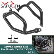NX400 NX500 Engine Guard Highway Crash Bar For Honda NX 400 500 2024 Motorcycle Frame Protection Low