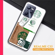 Softcase Glass Kaca REALME C35 - Casing hp REALME C35 [ S52 ].
