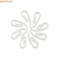 GLOWHIVE Curtain Hanging Hooks Window Curtain Hanging Plastic White Home Curtain Hook