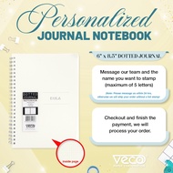 Veco Journal Notebook 6x8.5in 100gsm 60's deluxe cream inside pages (1pc)