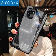[A10] Vivo Y16 Case Vivo Y16 Glitter Glass Softcase Vivo Y16 Phone Case/ Vivo Y16 Case/