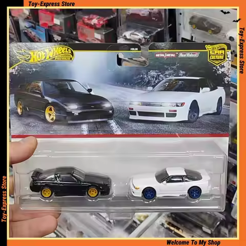 Hot Wheels Premium 2025 Car Culture 2-Packs Hotwheels 1/64 Car Model Children Toys Nissan 180SX Niss