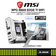 MPG B860I EDGE TI WIFI DDR5 Mini-ITX Motherboard LGA 1851 (3Yrs MSI Warranty)