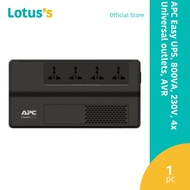 APC Easy UPS, 800VA, Floor/Wall Mount, 230V, 4x Universal outlets, AVR (BV800I-MS)