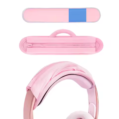 Geekria Nova Hook and Loop Headband Cover + Headband Pad Set Protector No Tool Needed Compatible wit