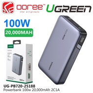UGREEN USB C POWERBANK  UG-PB720-25188 100W 20,000MAH 2C1A 3 PORT POWERBANK FAST CHARGING PORTABLE P