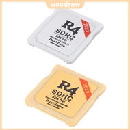 for R4 SDHC Adapter Secure Digital Memory Card Gold White Portable Flashcard Video Game Card for Nin