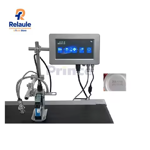 7-inch Online Inkjet Printers Logo Label Batch Barcode Identification Production Date Digital Coding