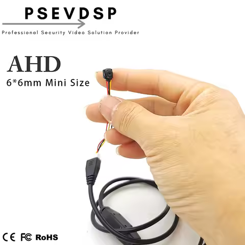 6*6MM Smallest Micro AHD 720P 1080P Security Camera Miniature AHD CCTV Camera Indoor Home Small AHD 